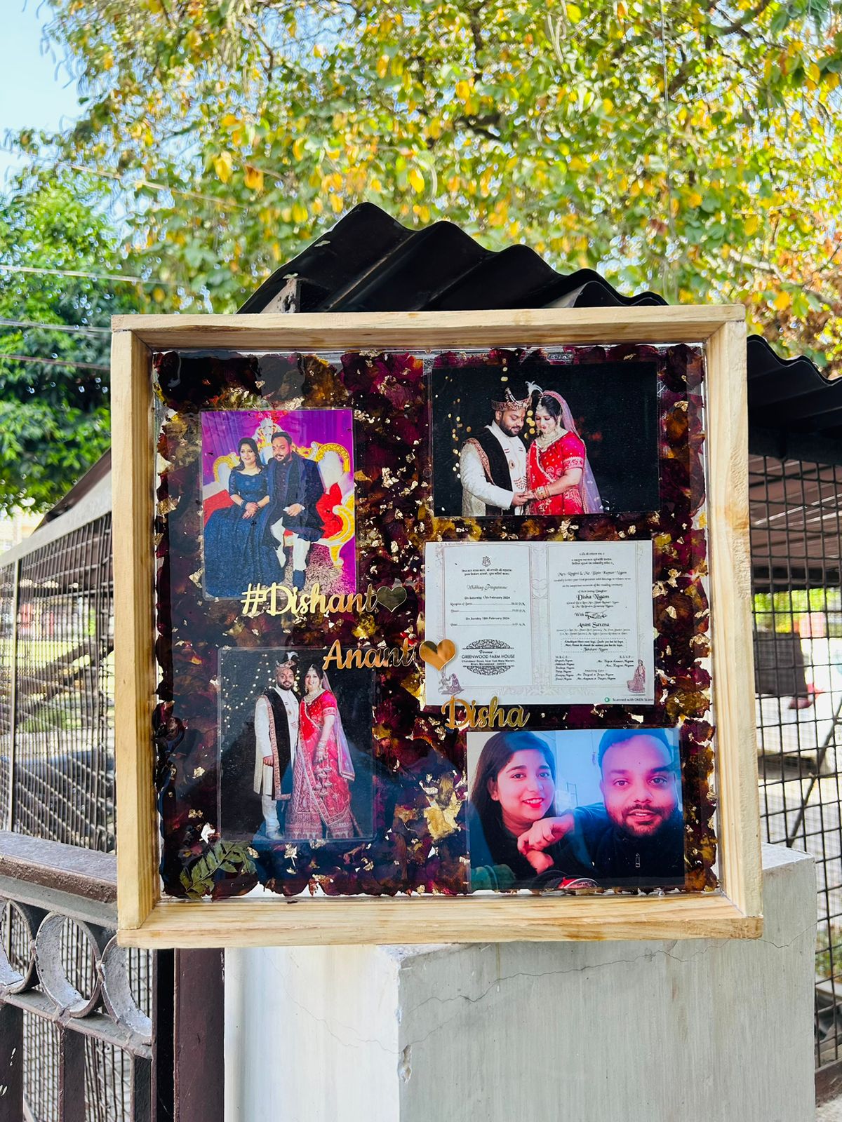 Varmala Preservation Wooden Frame-08