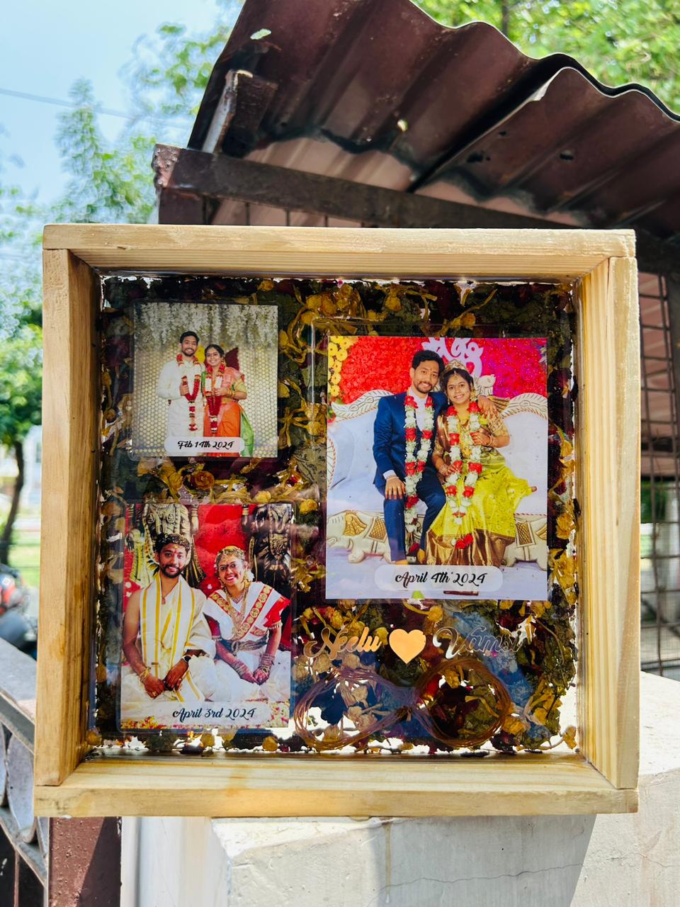 Varmala Preservation Wooden Frame-14