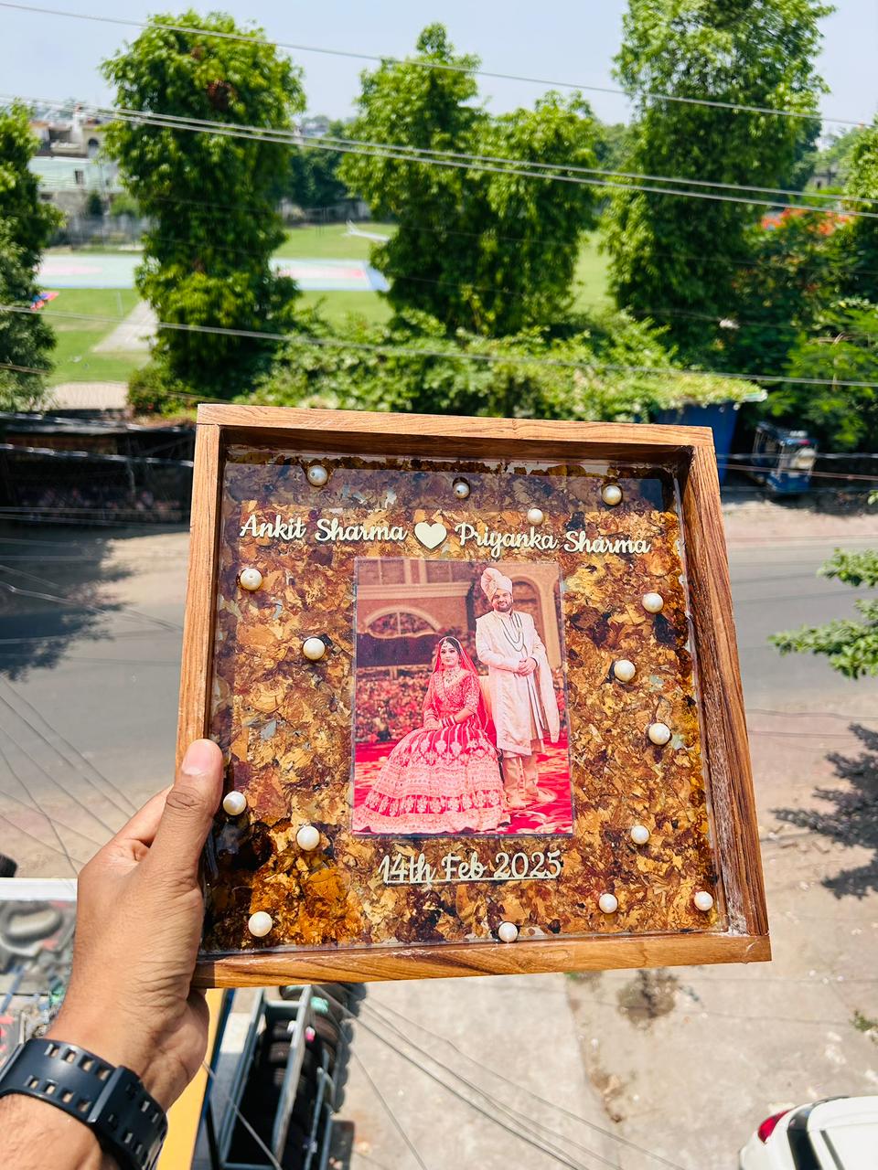 Varmala Preservation Wooden Frame-22