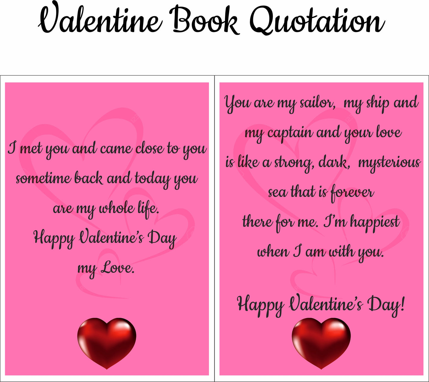 Unisex Valentine Combo