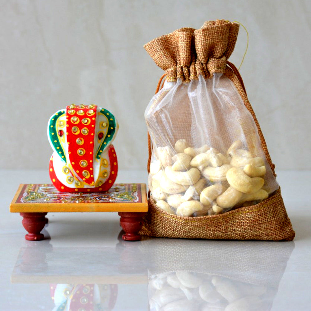MARBEL GANESH JI+DRY FRUITS HAMPER