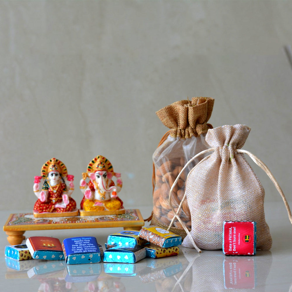 LAXMI GANESH JI+PACK OF POTLIS