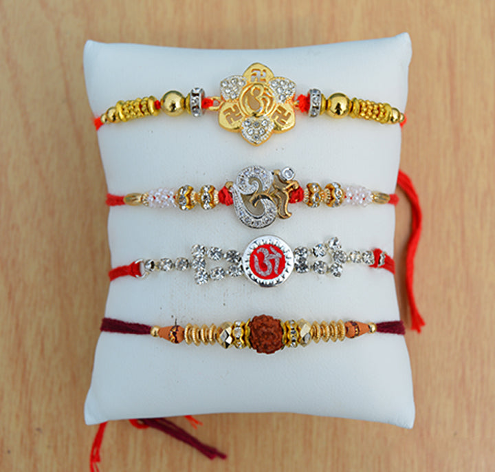 Chocolates Potli+Rakhi (Set of 4)