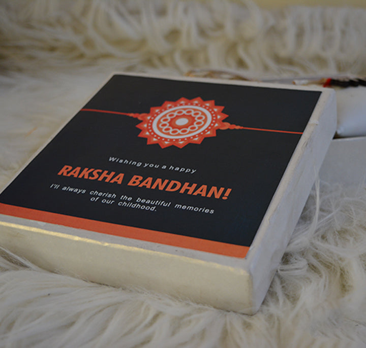 Rakhi Card+Chocolate Potli