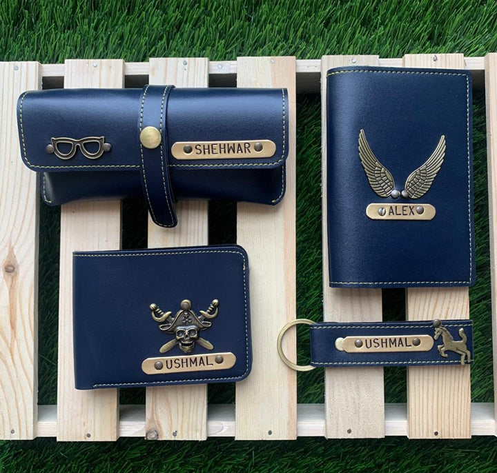Mens Wallet+Eyewear Case+Passport Cover+Name Keyring