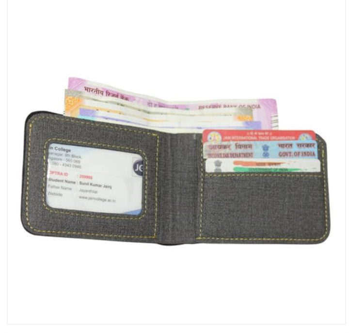 Men's Name Wallet-Carbon