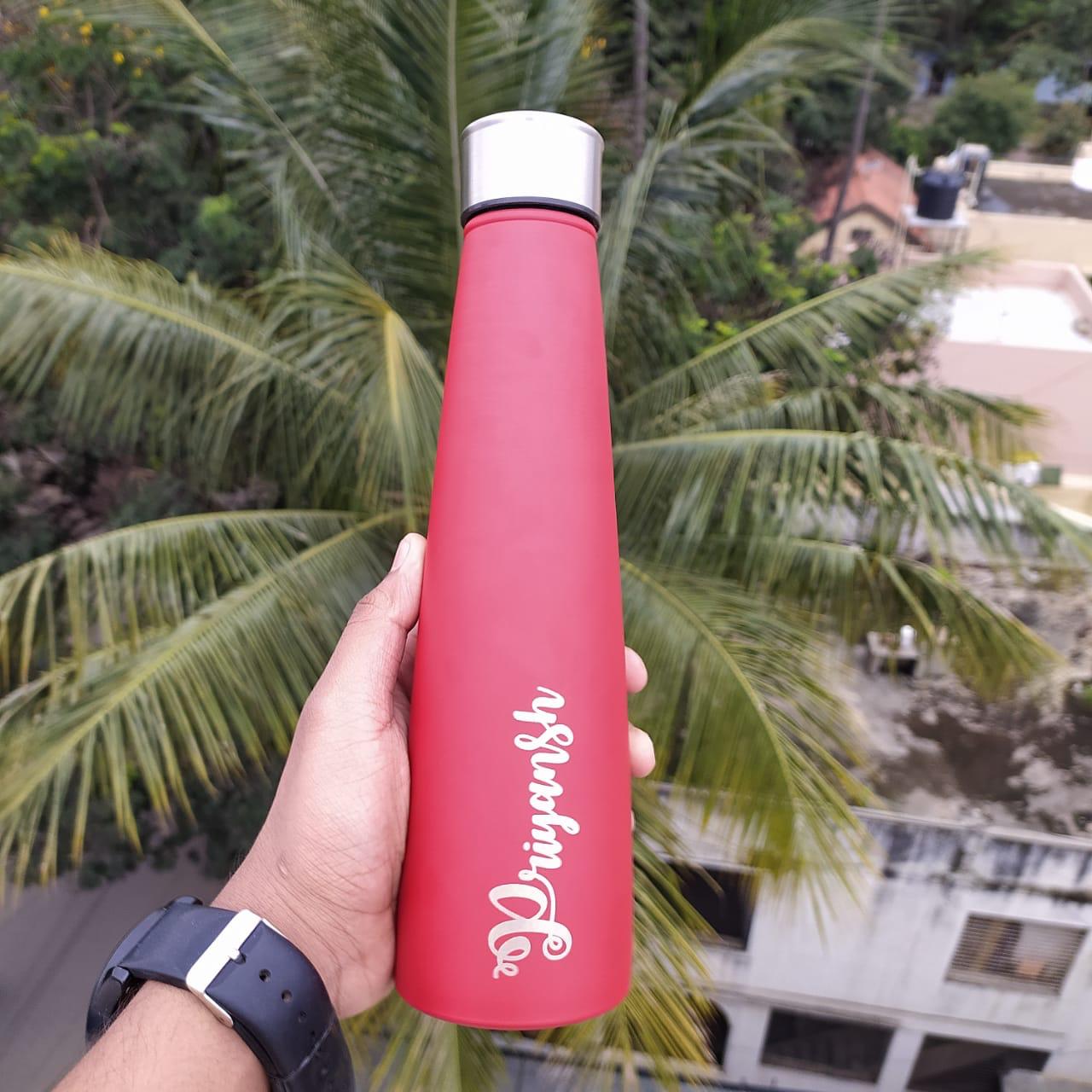 METAL BOTTLE CONICAL SHAPE