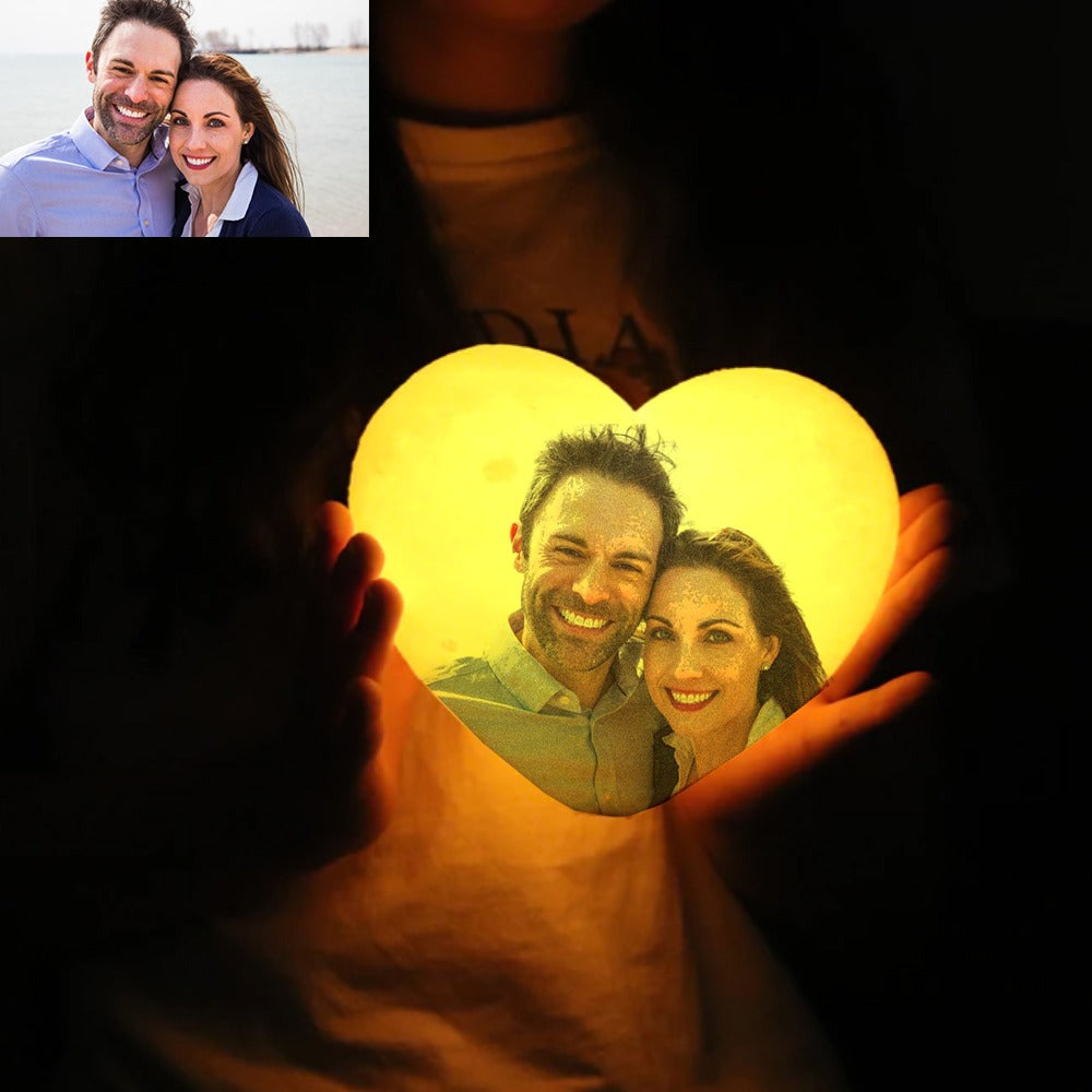 Heart Shape Led Moon Lamp Wireless