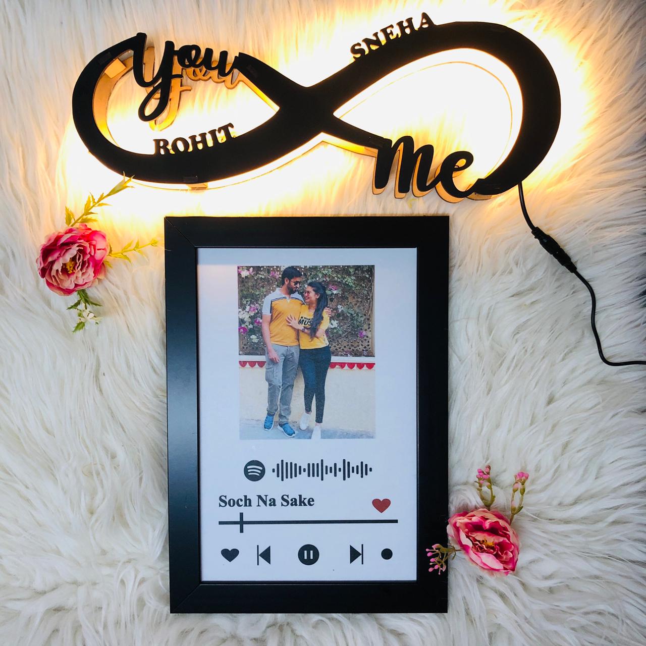 Infinity Lamp+Spotify Frame