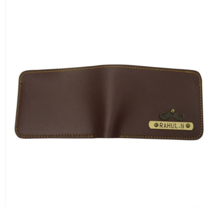 Men's Name Wallet-Dark Brown