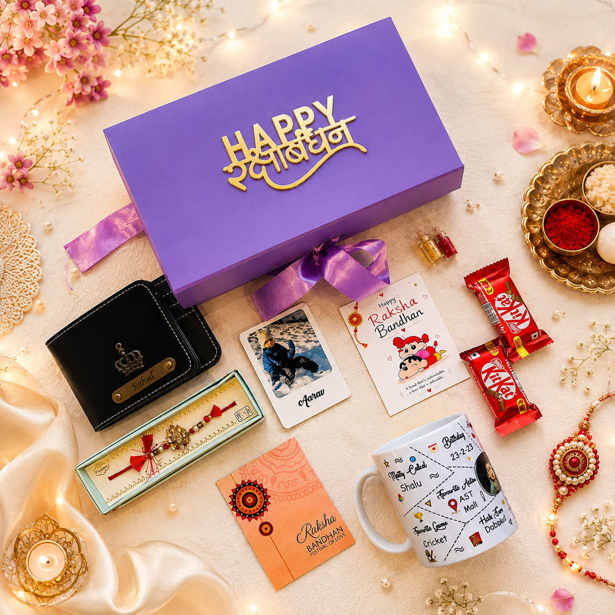 Premium Personalized Raksha Bandhan Gift Combo
