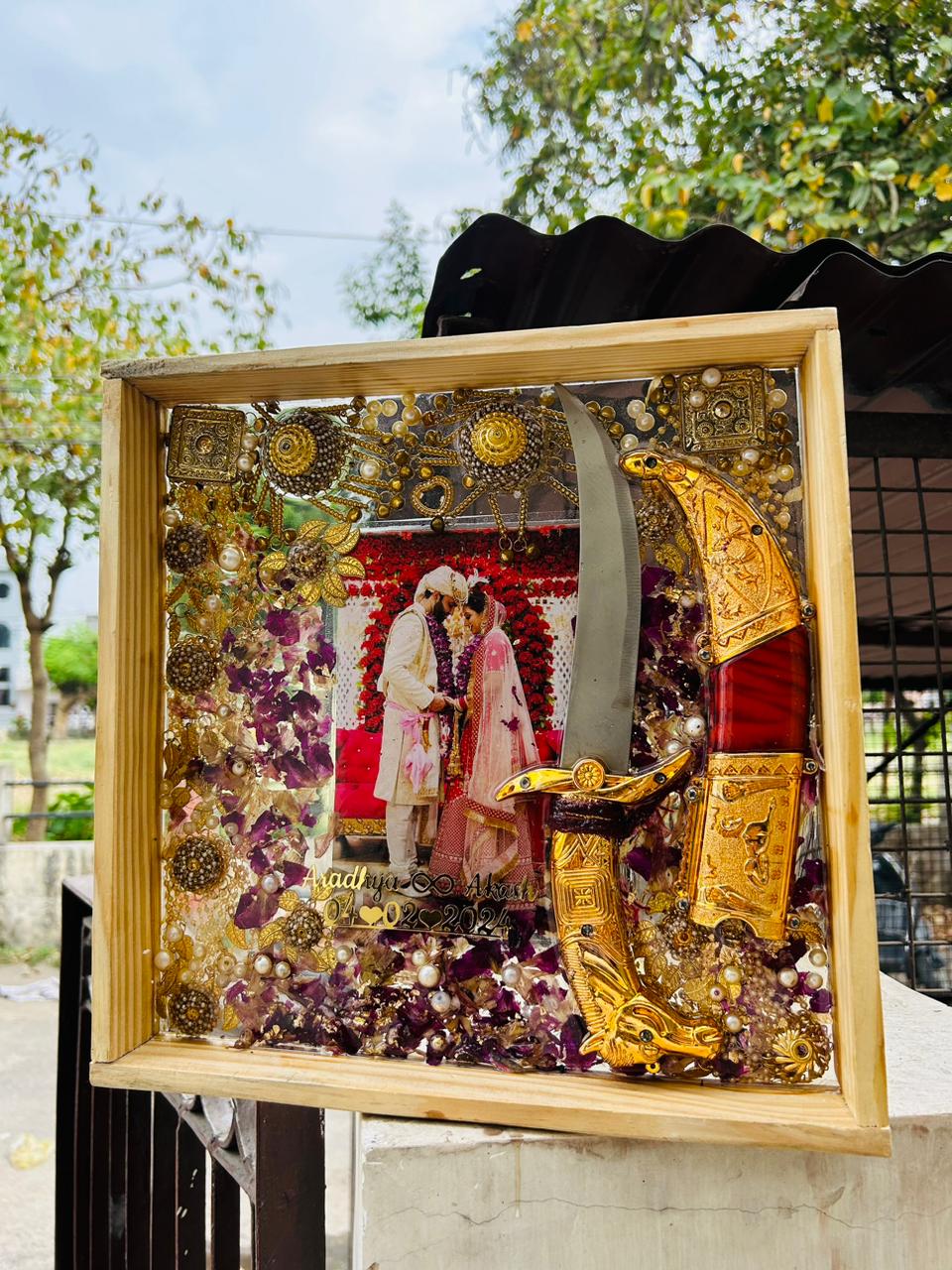 Varmala Preservation Wooden Frame-07