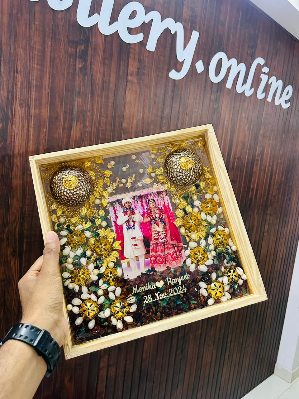 Varmala Preservation Wooden Frame-18