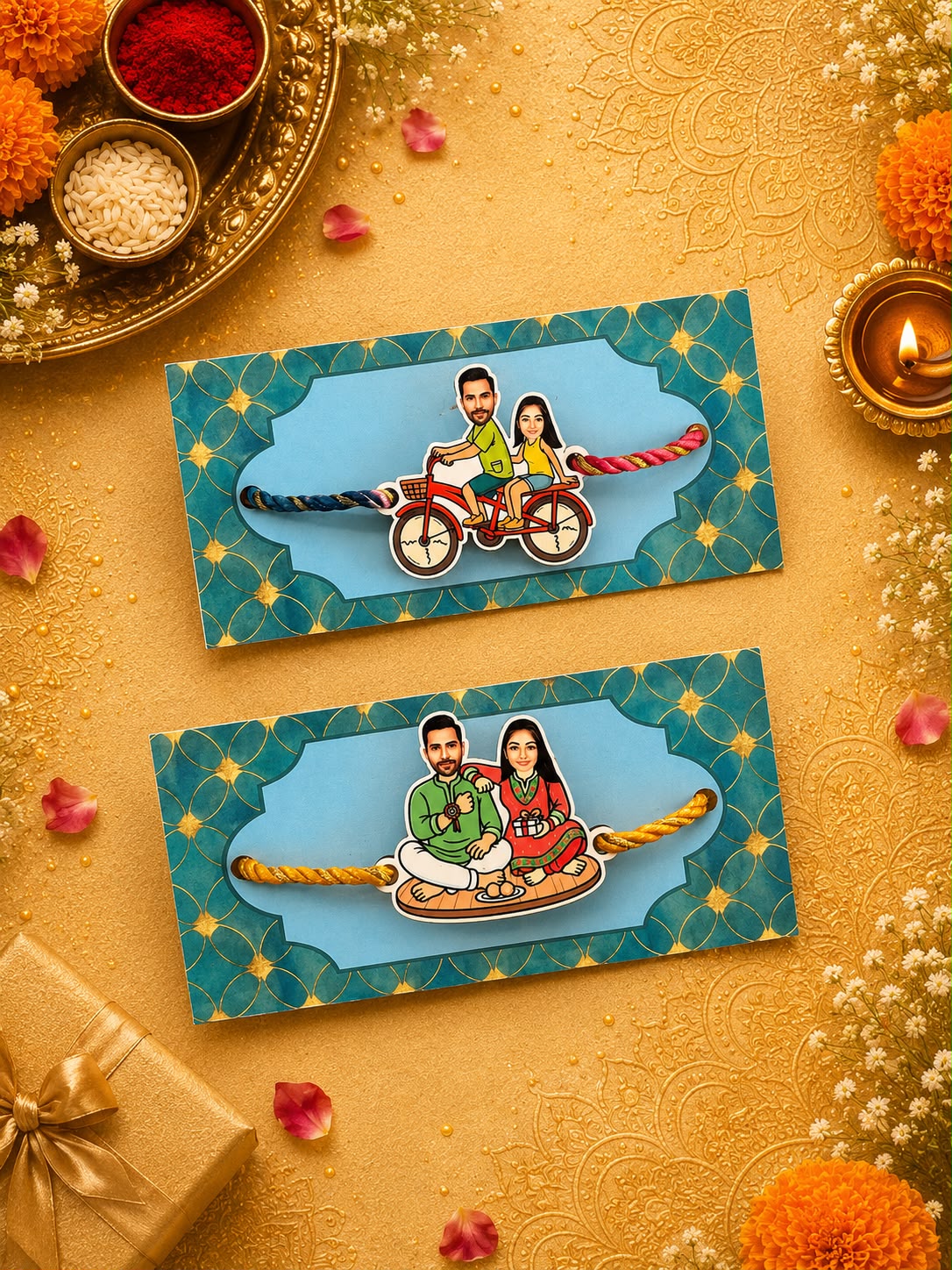 Caricature photo Rakhi