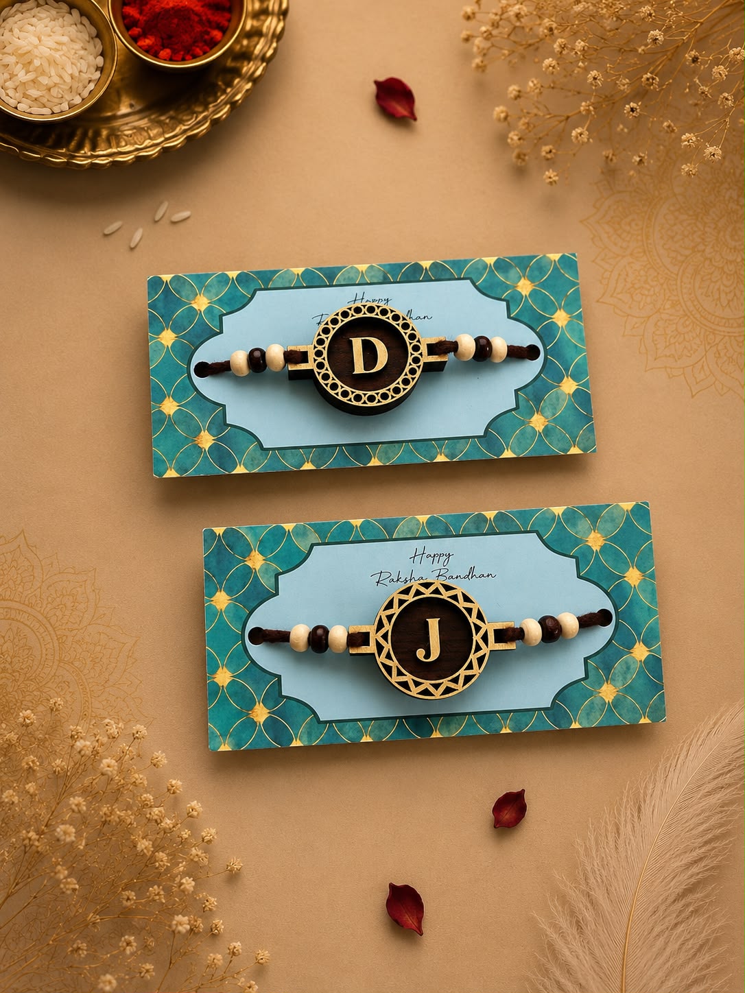 Monogram MDF Rakhi