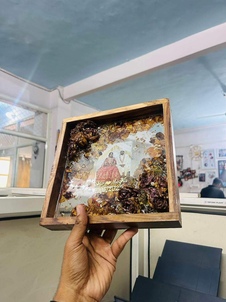 Varmala Preservation Wooden Frame-19