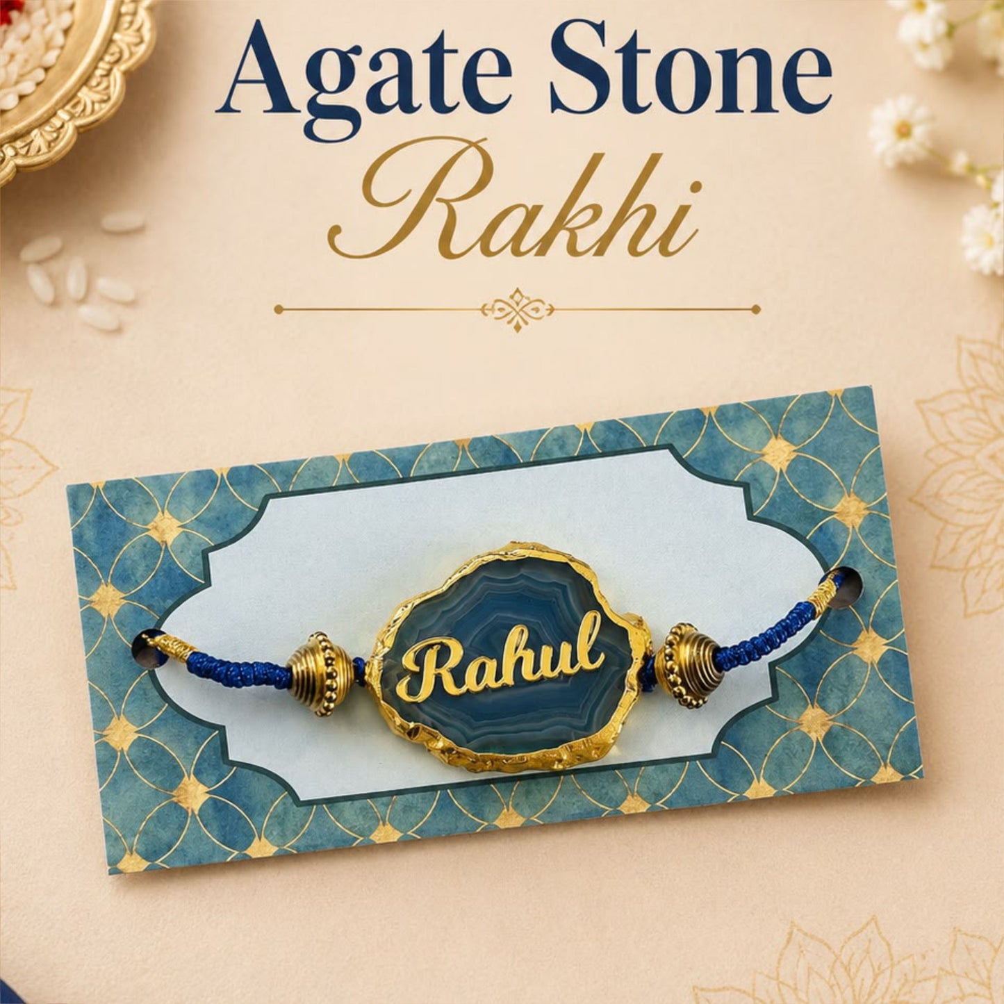 Agate Stone Rakhi
