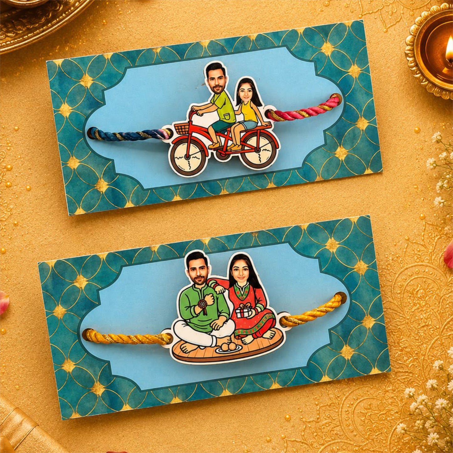 Caricature photo Rakhi