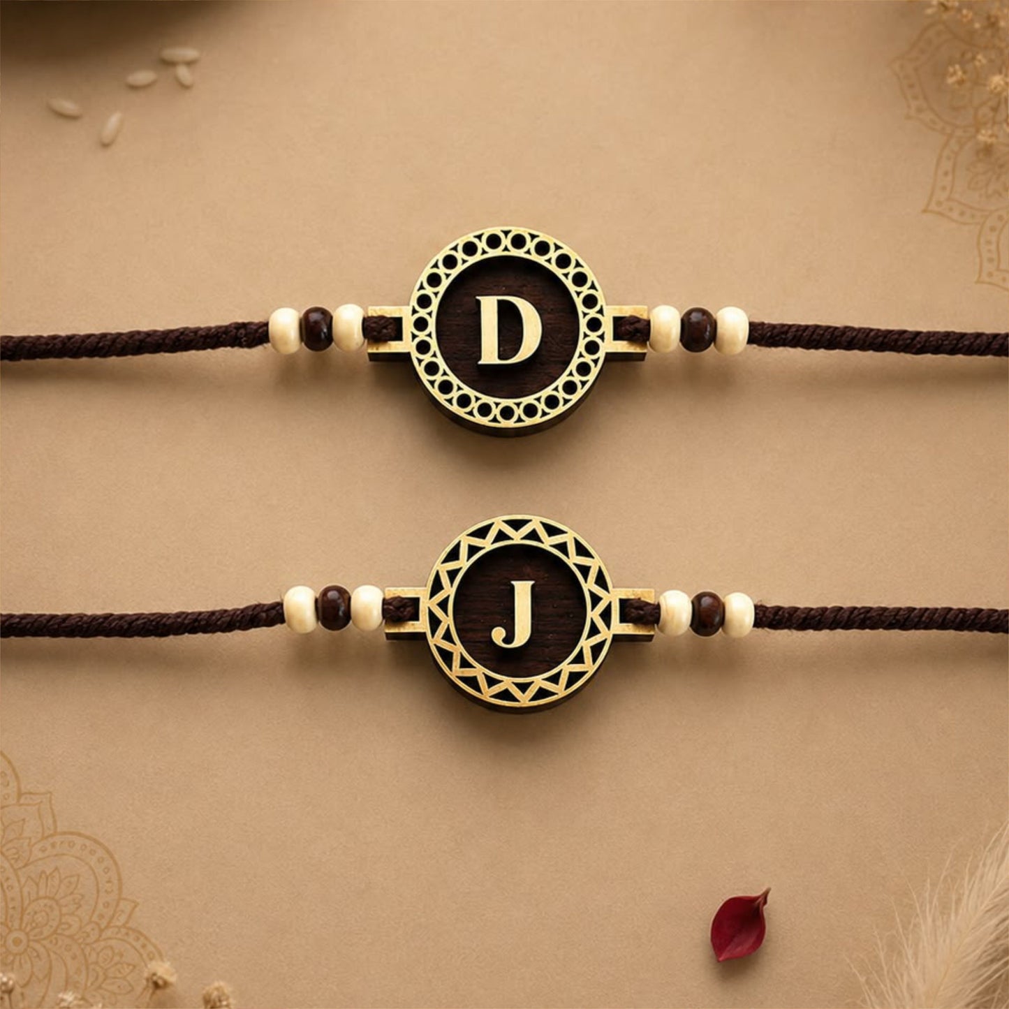 Monogram MDF Rakhi
