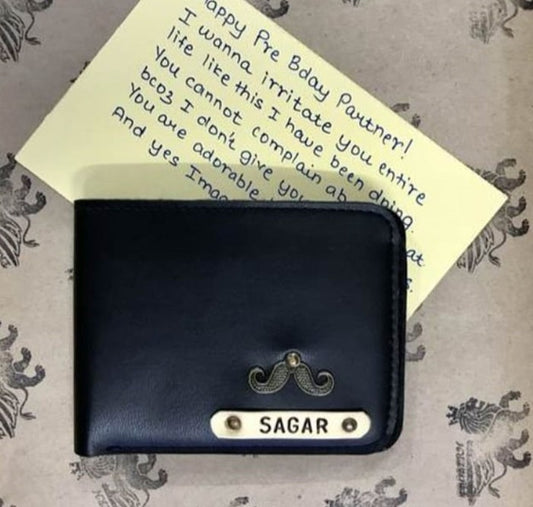 Men's Name Wallet-Black