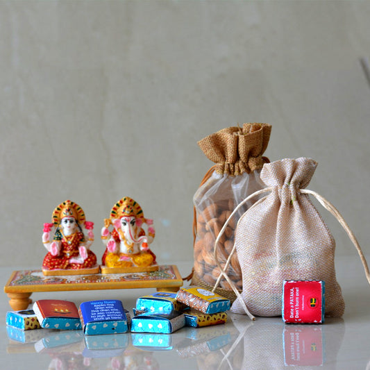 LAXMI GANESH JI+PACK OF POTLIS