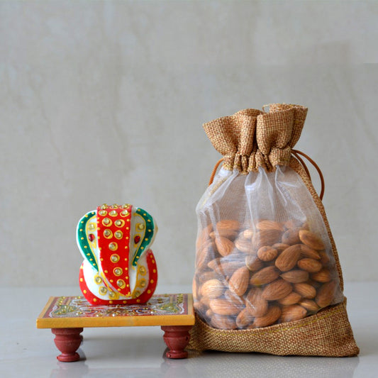 MARBEL GANESH JI+DRY FRUITS HAMPER
