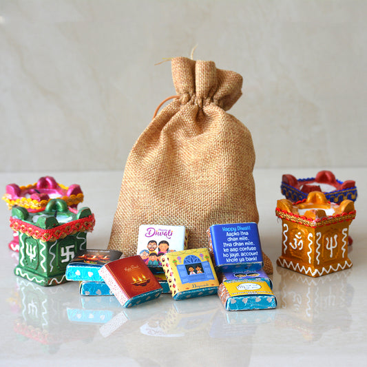 DIYA+CHOCOLATE POTLI