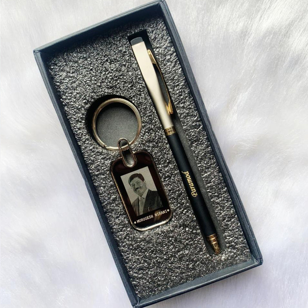 PHOTO KEYCHAIN+PEN COMBO