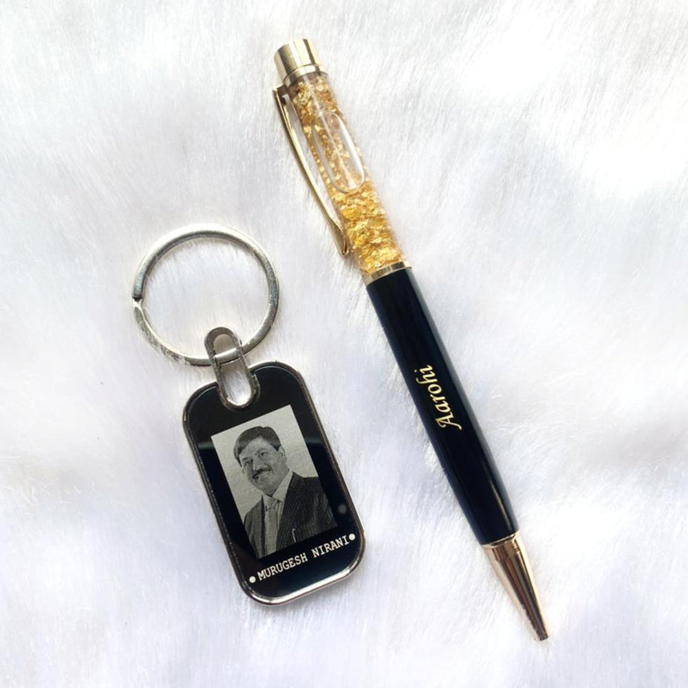 PHOTO KEYCHAIN+PEN COMBO