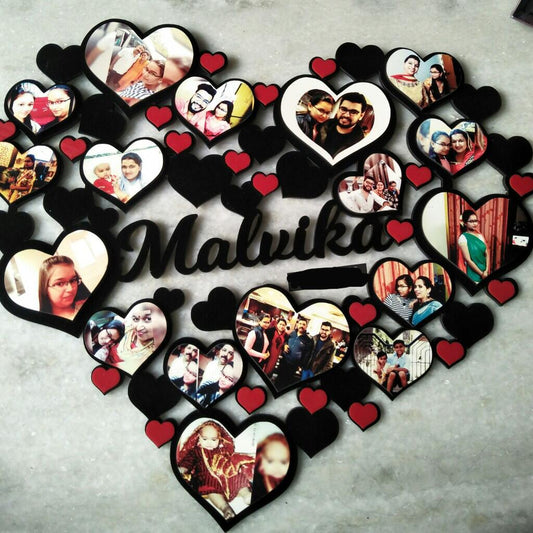 Personalized Heart Shape Wall Frame