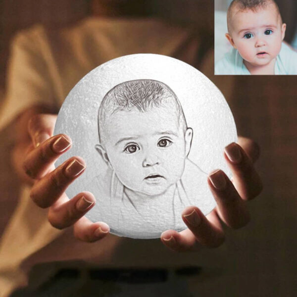 3d Led Moon Lamp Wireless