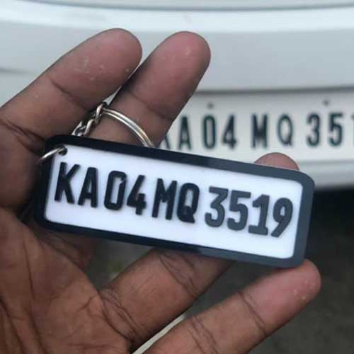 Number Plate Keyring-2