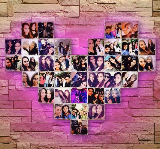 LED Heart Frame