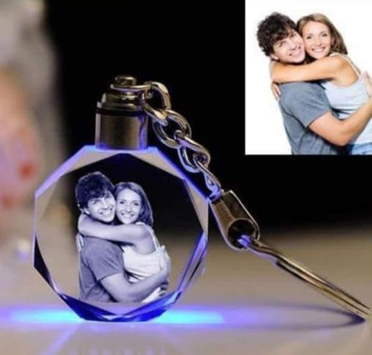 Crystal Led Keychain
