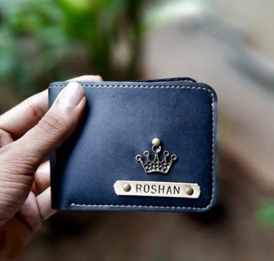 Men's Name Wallet-Blue