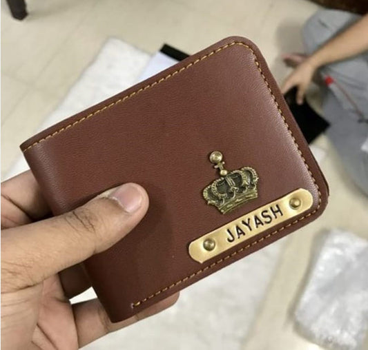 Men's Name Wallet-Dark Brown