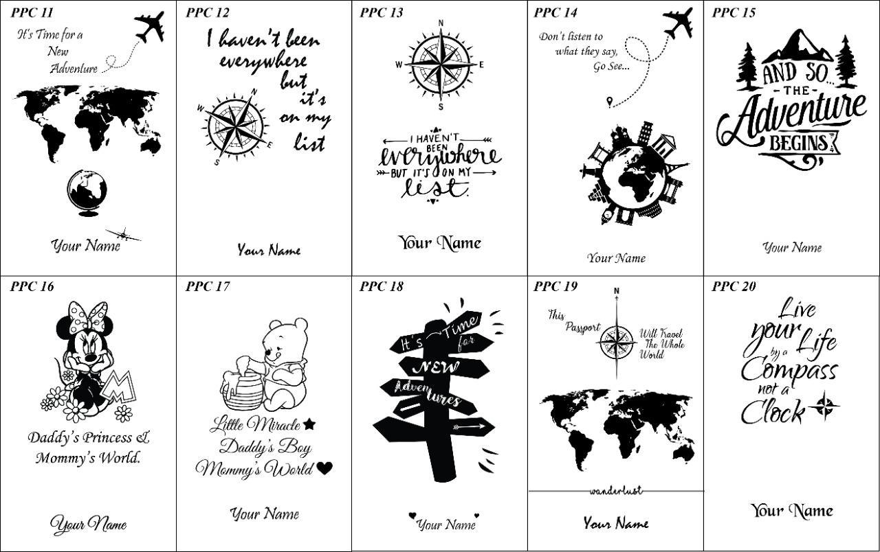 Printed Passport Cover
