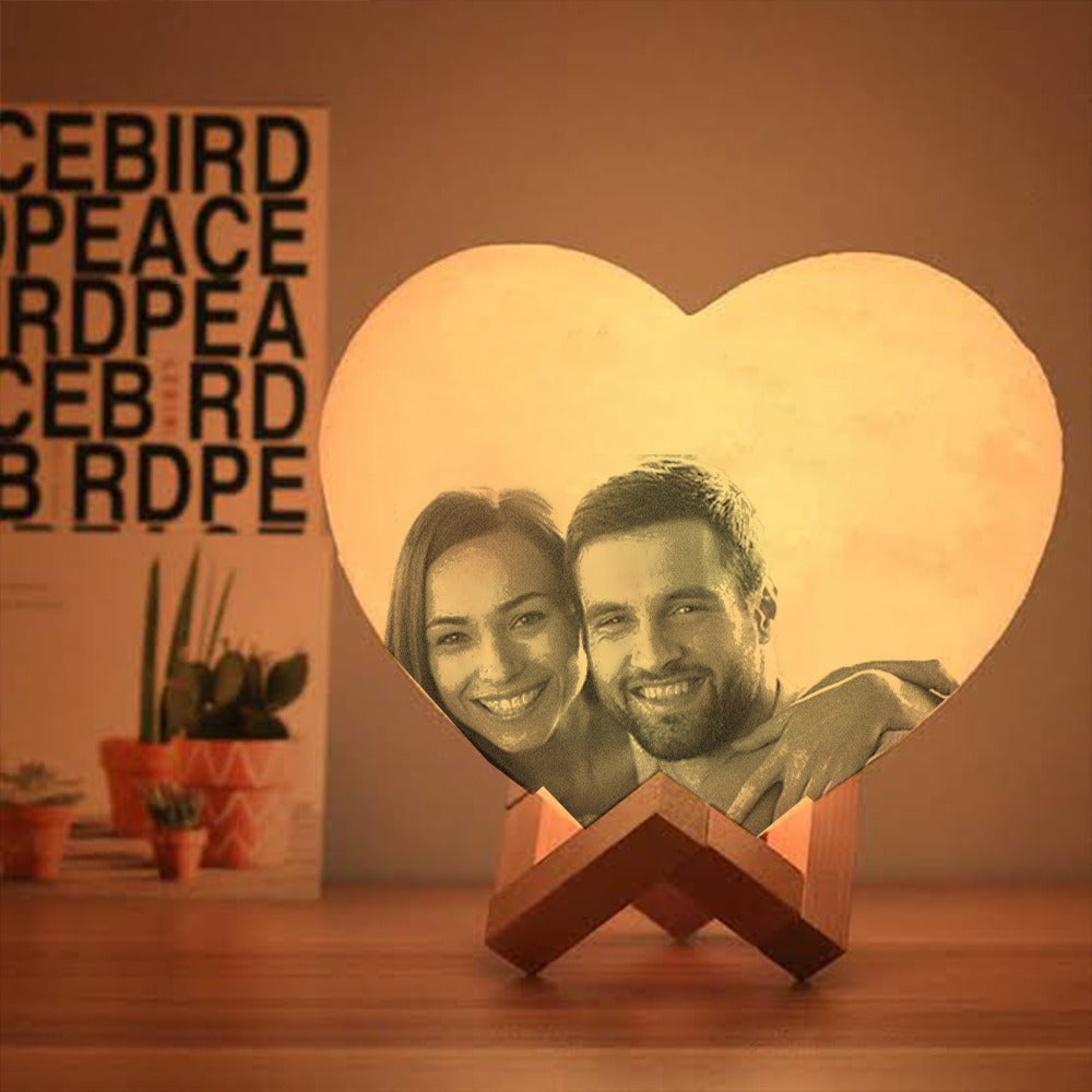 Heart Shape Led Moon Lamp Wireless