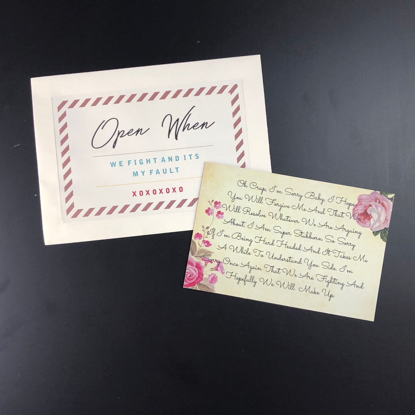 Valentine Combo With Open When Cards