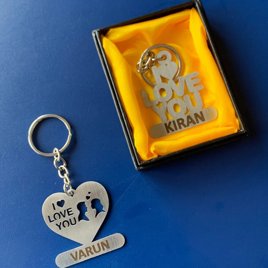 Metal Heart Keychain