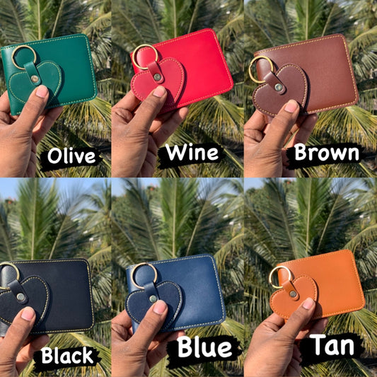 Wallet & Heart Keychain