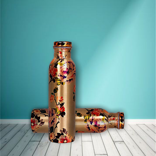 DESIGNED COPPER BOTTLE
