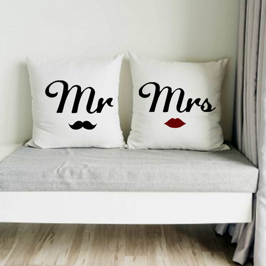 MR & MRS CUSHION