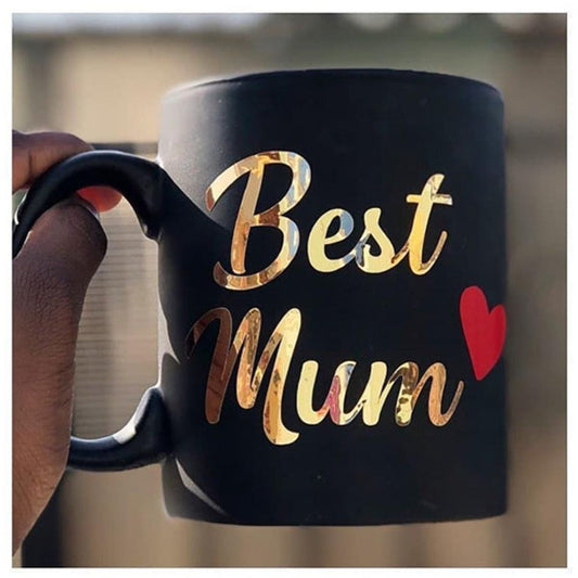 BLACK MUG FOR MOTHER