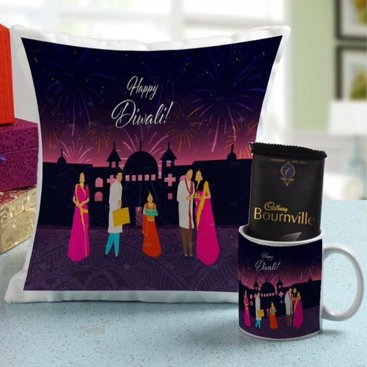 MUG+CUSHION HAMPER