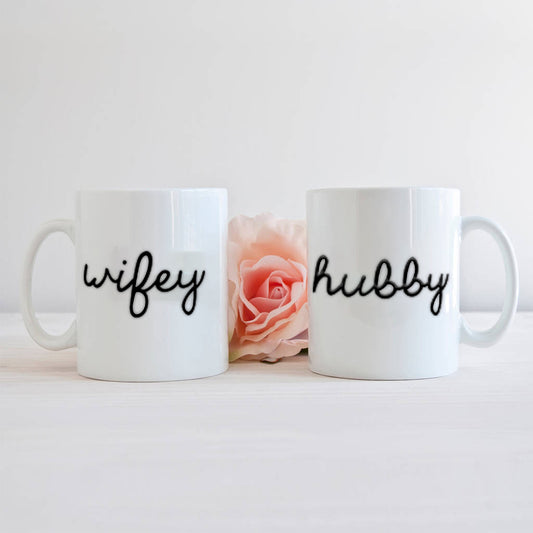 WIFEY HUBBY MUG