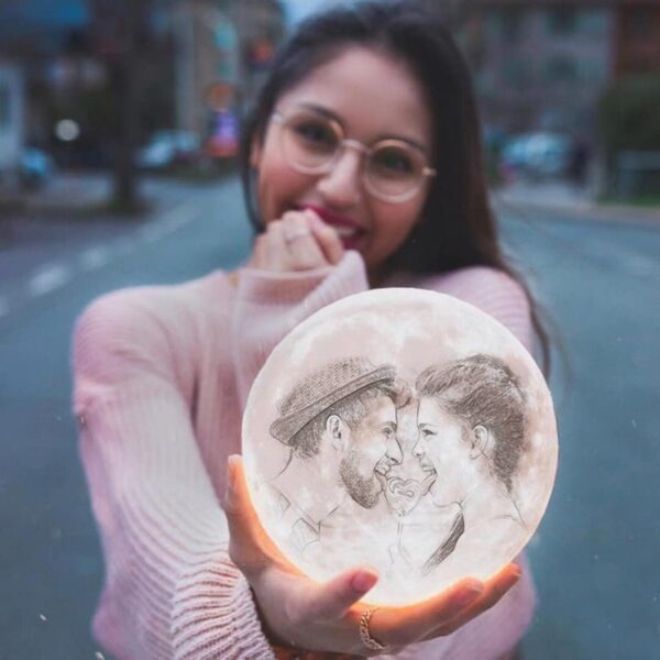 3d Led Moon Lamp Wireless