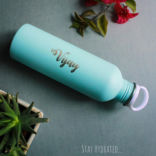 Pastal Blue Bottle
